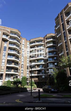 Kensington West a development of luxury apartments in London`s Olympia area,situated off Blythe Road. Stock Photo